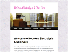 Tablet Screenshot of hobokenelectrolysis.com
